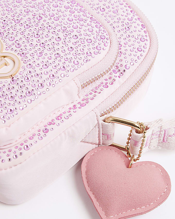 Girls Pink Heatseal Cross Body Bag