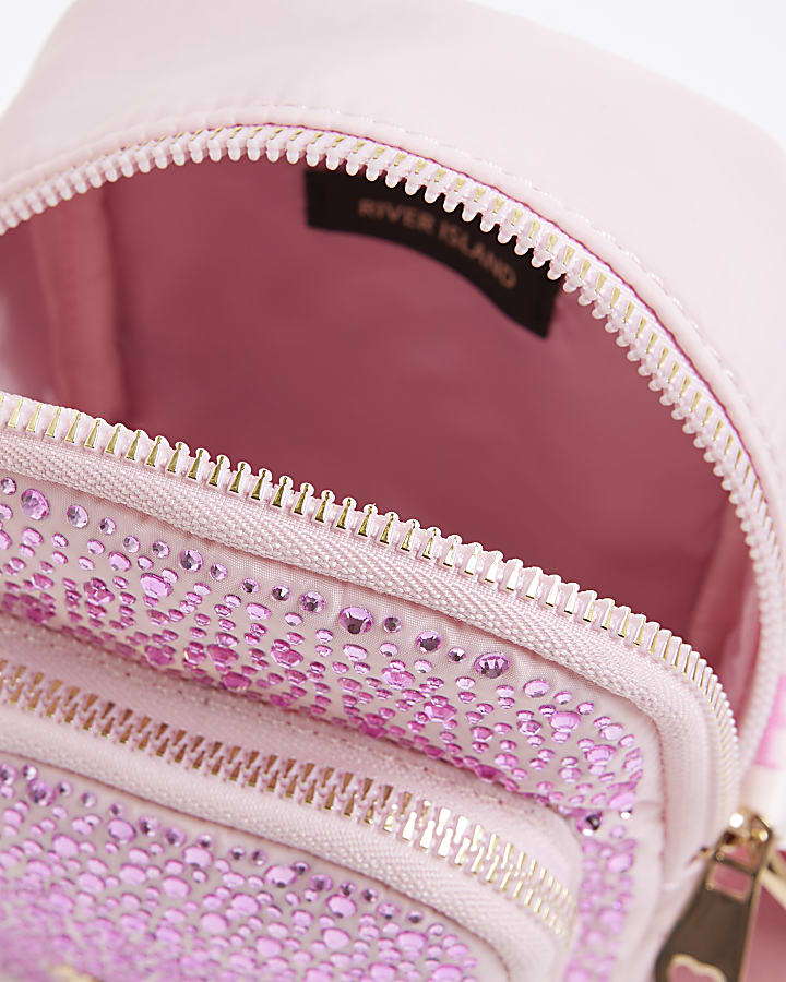 Girls Pink Heatseal Cross Body Bag