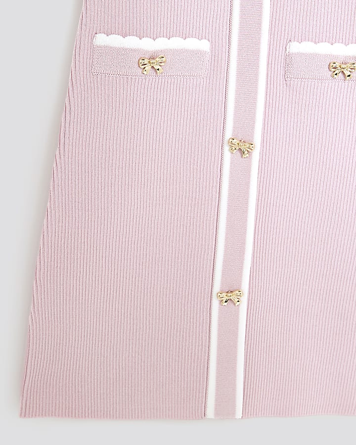 Girls Pink Polo Dress