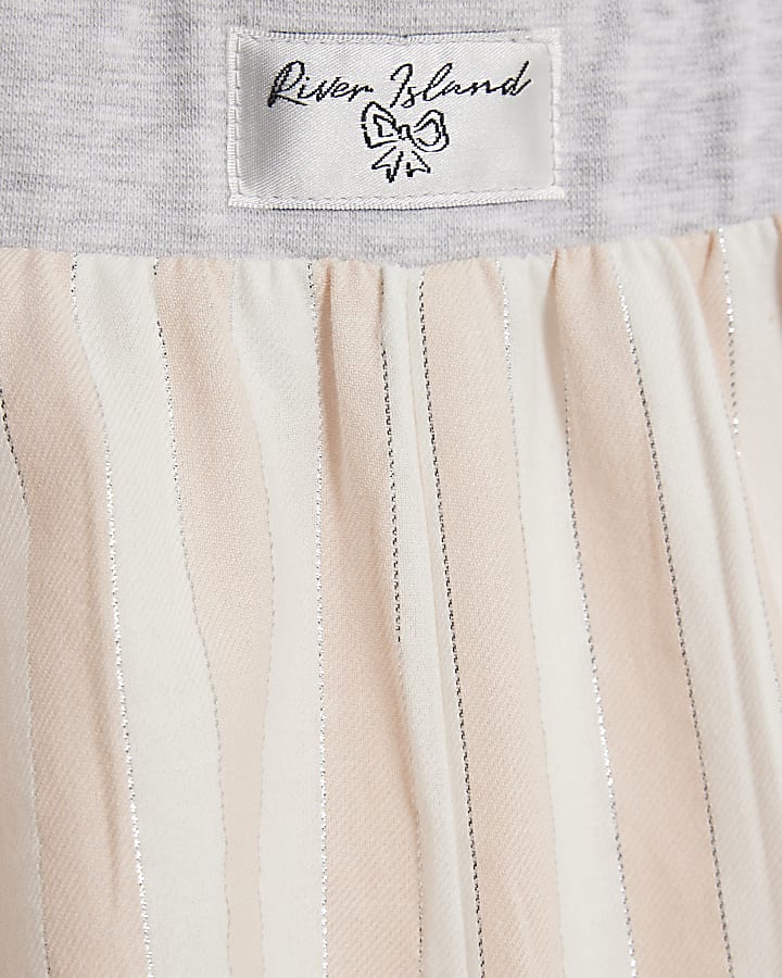 Girls Grey Cherry Pyjamas Set