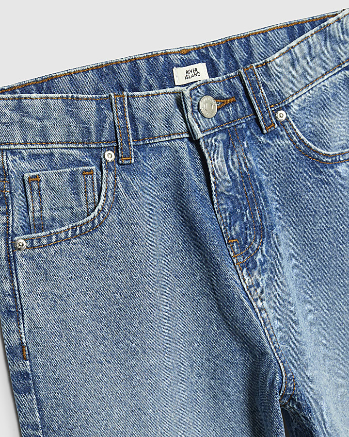 Boys Blue Loose Fit Palais Patch Jeans