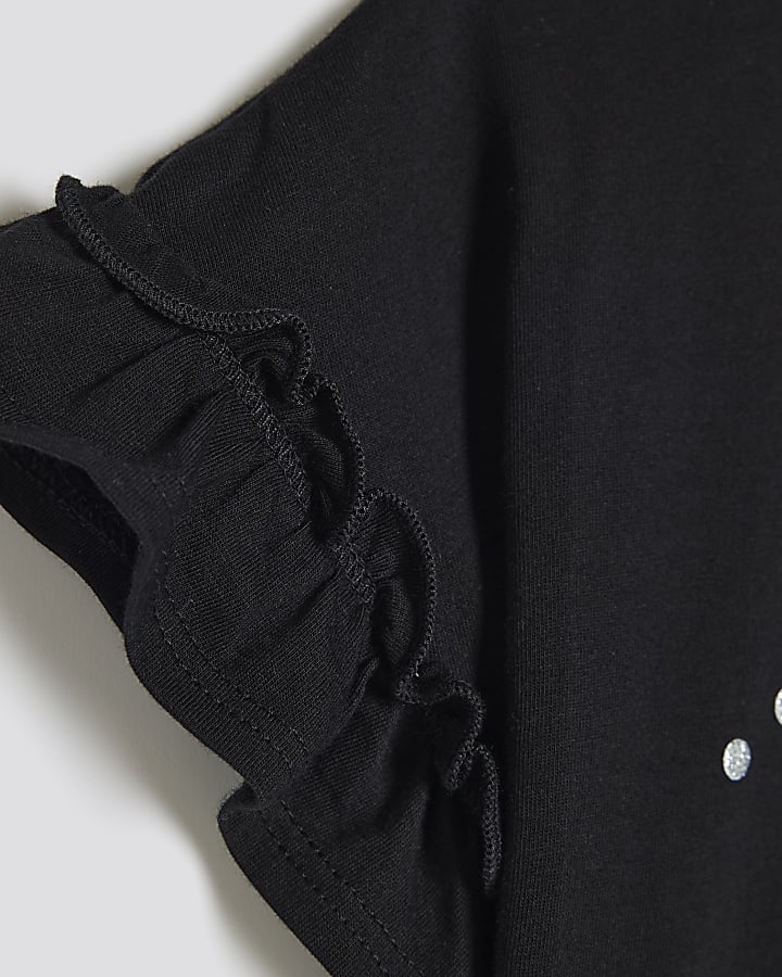 Girls Black Perfume T-Shirt