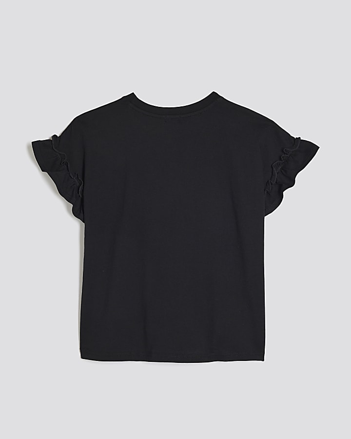 Girls Black Perfume T-Shirt