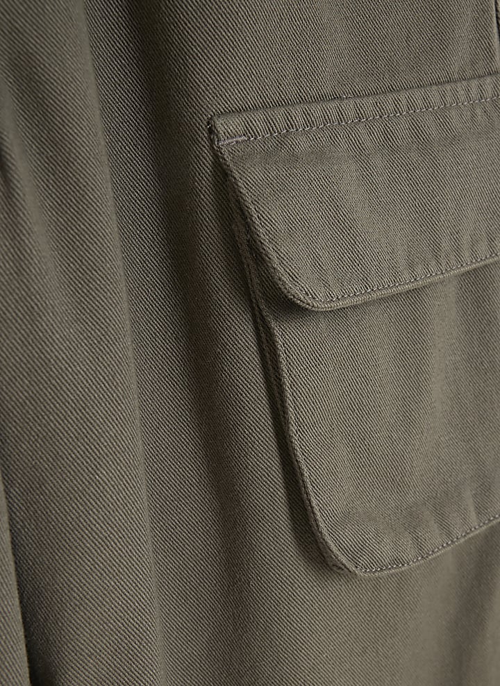 Girls Khaki RI Waistband Cargo Trousers Set
