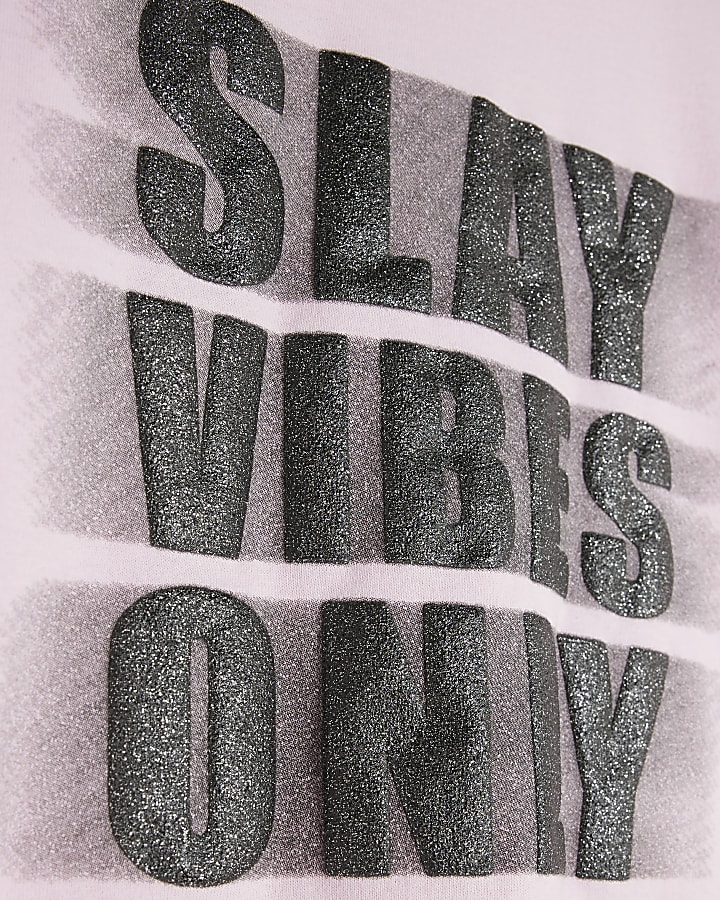 Girls Pink Slay T-Shirt