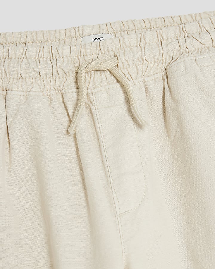 Boys Stone Pull On Trousers