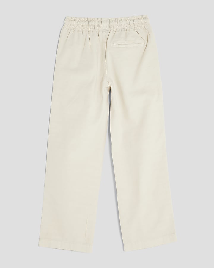 Boys Stone Pull On Trousers