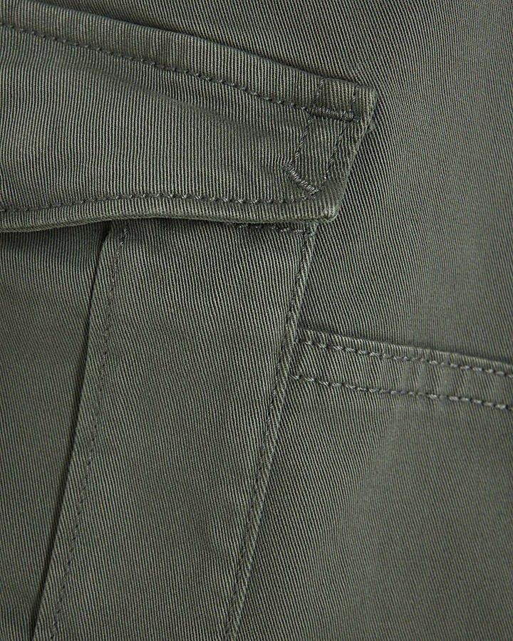 Mini Boys Green Cargo Trousers