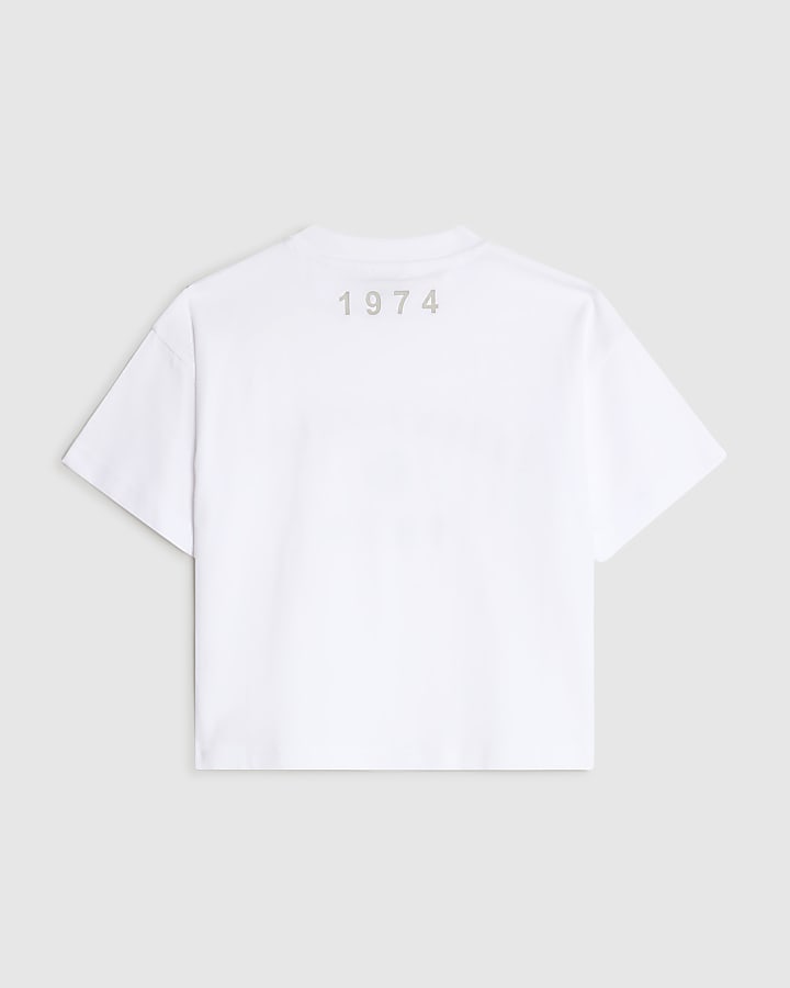 Mini Boys White Essentialism RR T-Shirt