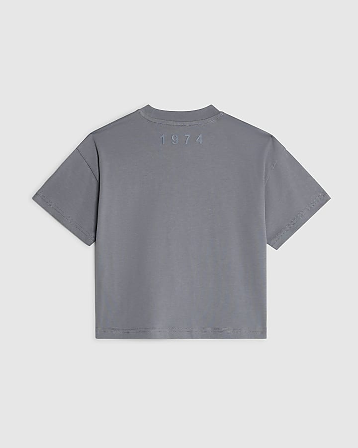 Mini Boys Blue Essentialism RR T-Shirt