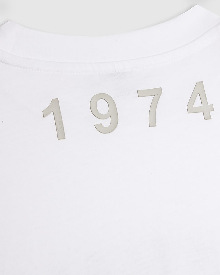 Boys White Essentialism RR T-Shirt
