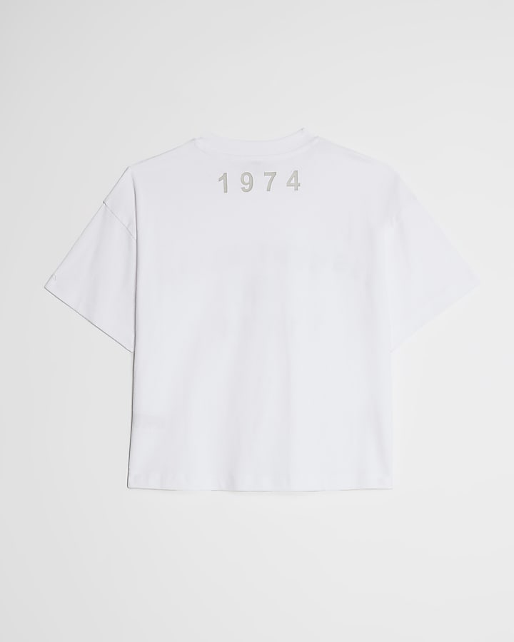 Boys White Essentialism RR T-Shirt