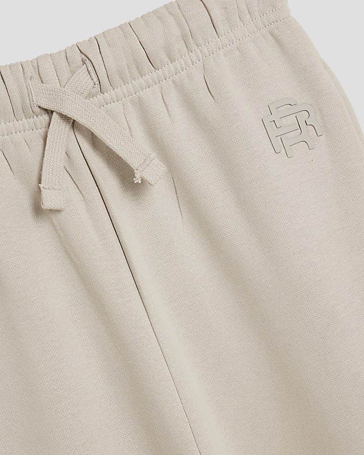 Boys Beige RR Hoodie And Joggers Set