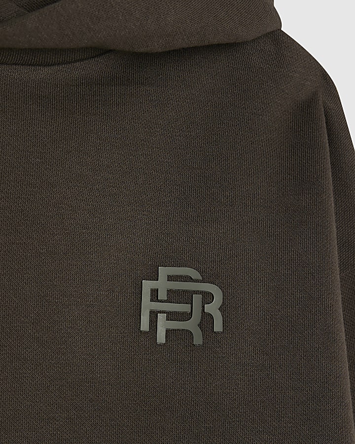 Boys Khaki RR Hoodie And Joggers Set