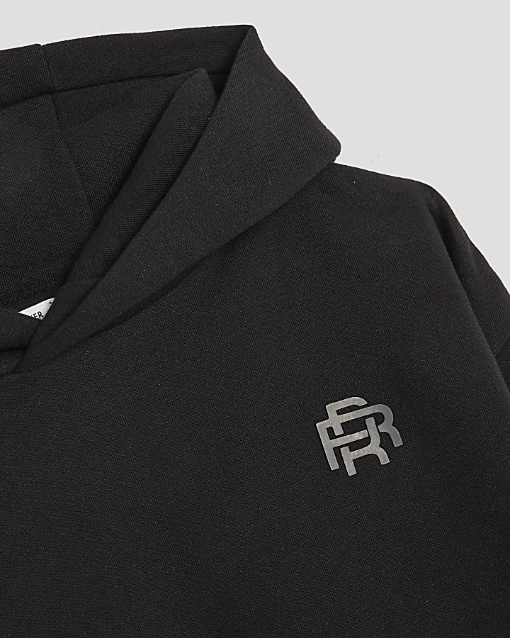 Boys Black RR Hoodie And Joggers Set