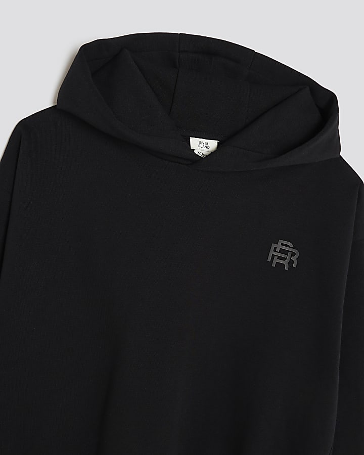Boys Black RI Hoodie