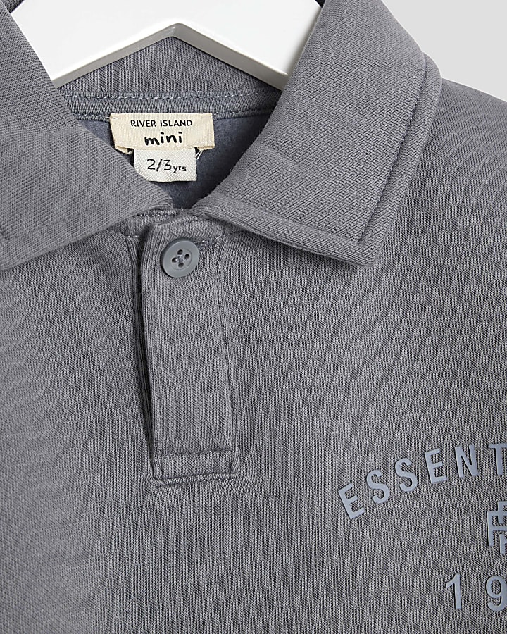 Mini Boys Blue Essentialism RR Sweatshirt