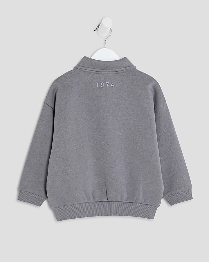 Mini Boys Blue Essentialism RR Sweatshirt