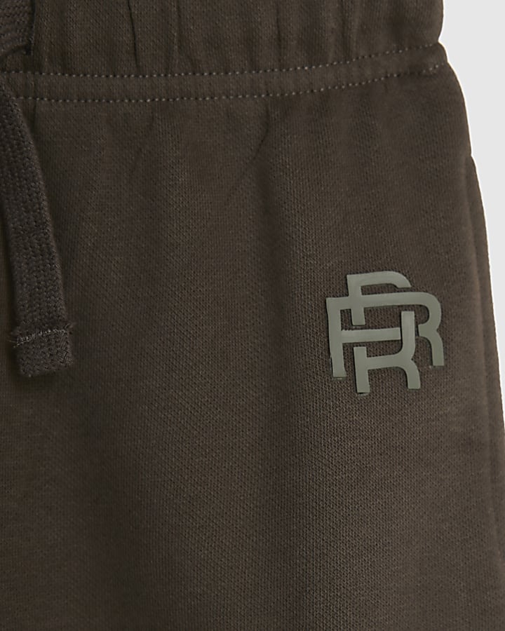 Mini Boys Khaki RI Hoodie And Joggers Set