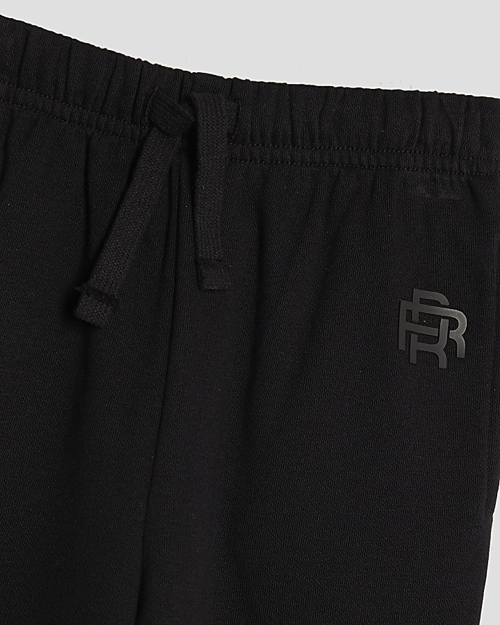 Mini Boys Black Joggers