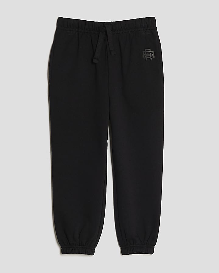 Mini Boys Black Joggers