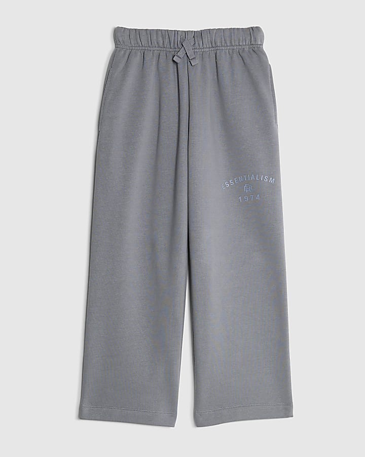 Boys Blue Essentialism Wide Leg Joggers