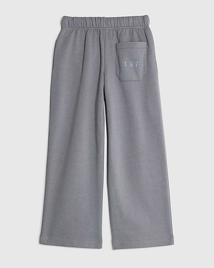 Boys Blue Essentialism Wide Leg Joggers