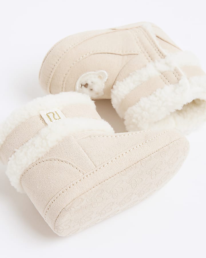 Baby Cream Bear Boots