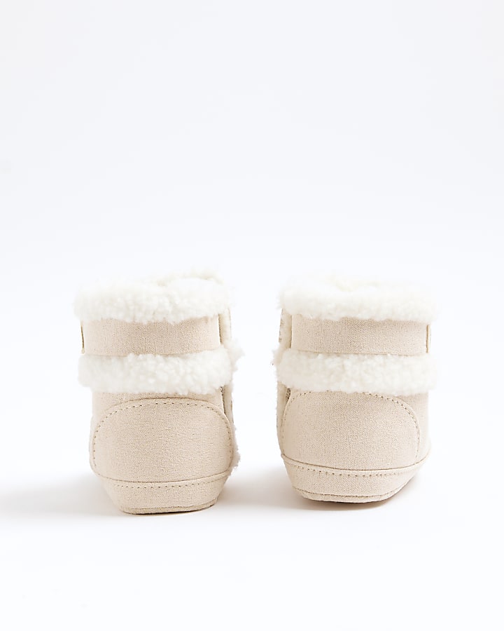 Baby Cream Bear Boots