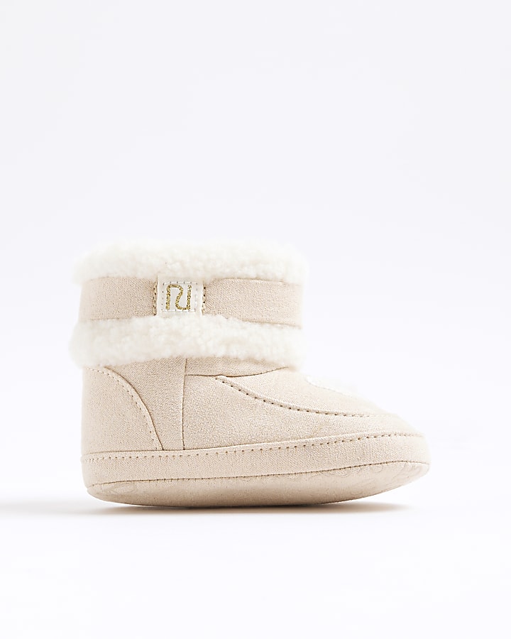 Baby Cream Bear Boots