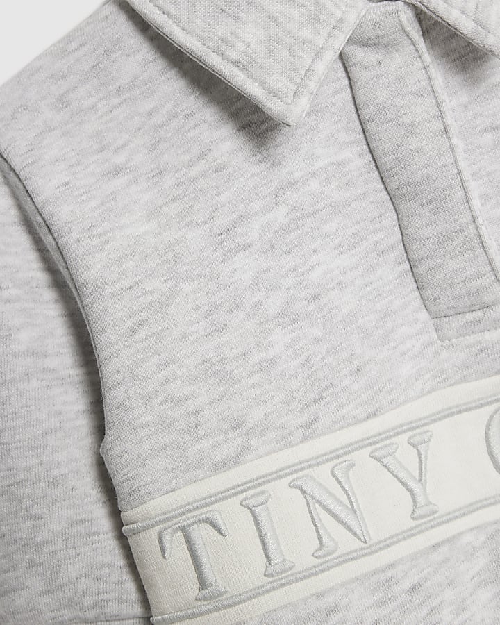 Baby Boys Grey Tiny Champ Sweatshirt Set