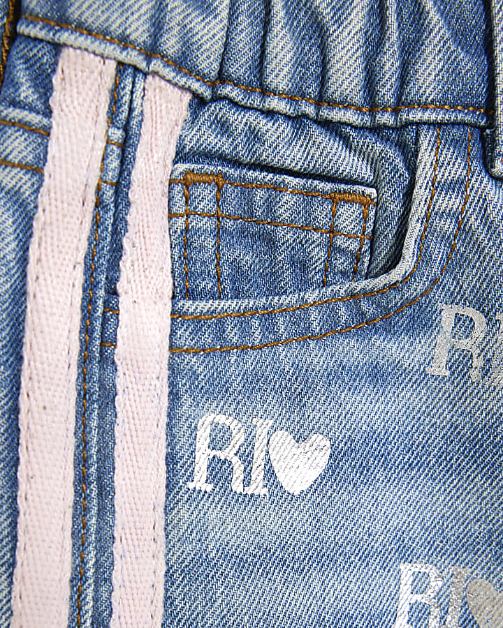 Mini Girls Wide Leg RI Jeans