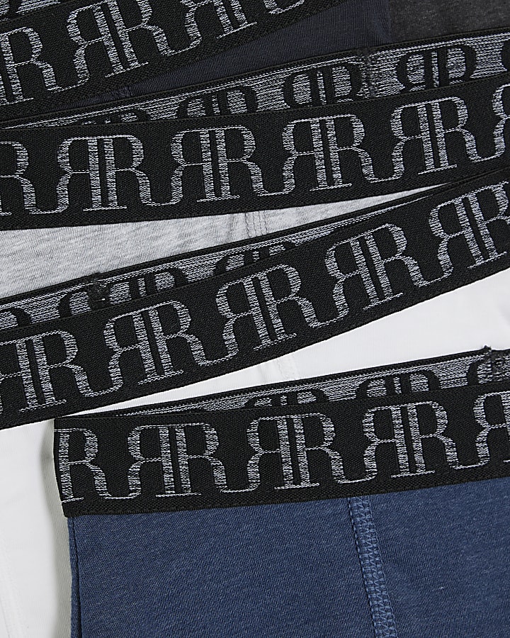 Boys Navy Pack Of 5 Boxers
