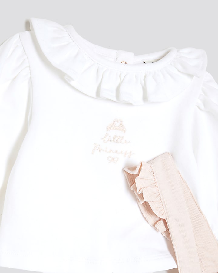 Baby Girls Pink Romper 4 Piece Set