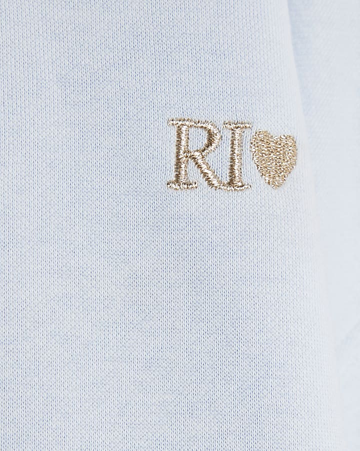 Girls Blue Split Back RI Sweatshirt Set