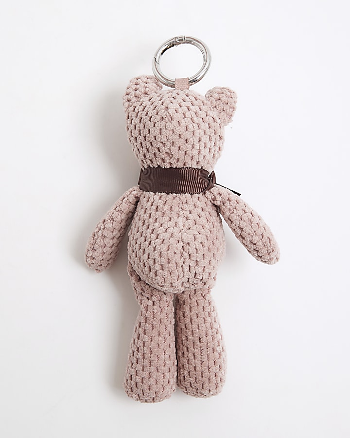 Pink Teddy Bear Bag Charm