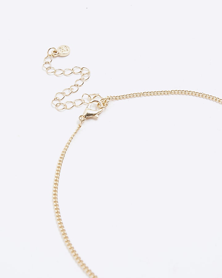 Girls Gold Heart Necklace