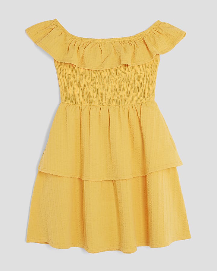 Girls Coral Bardot Rara Dress