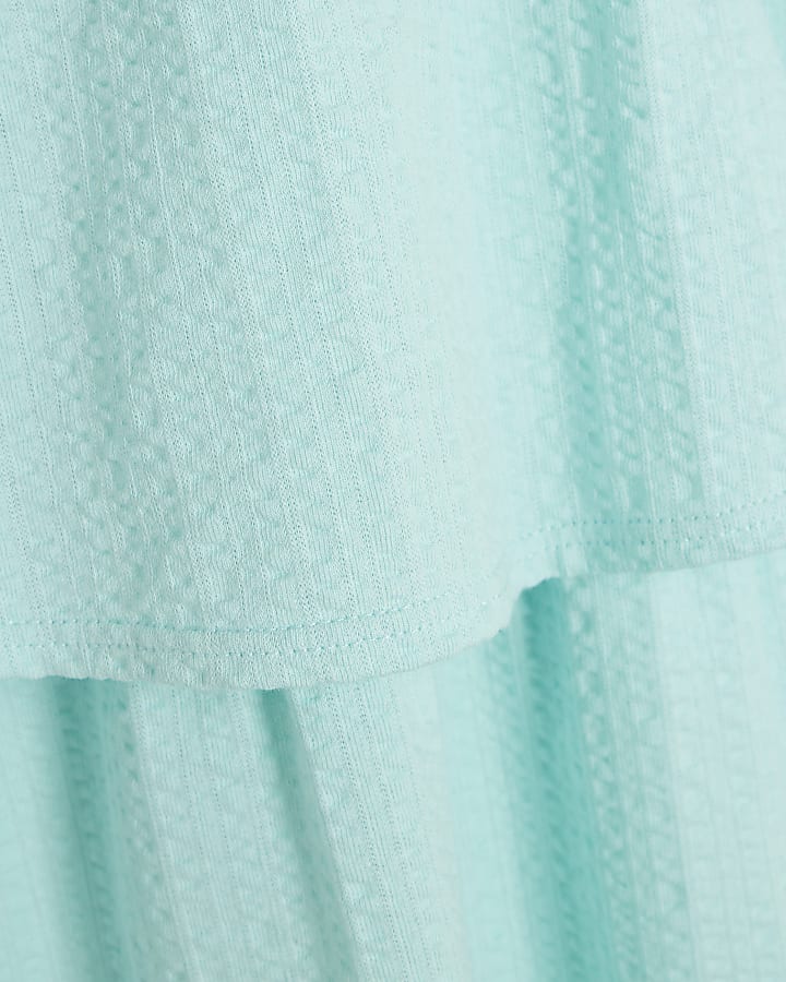 Girls Turquoise Bardot Rara Dress