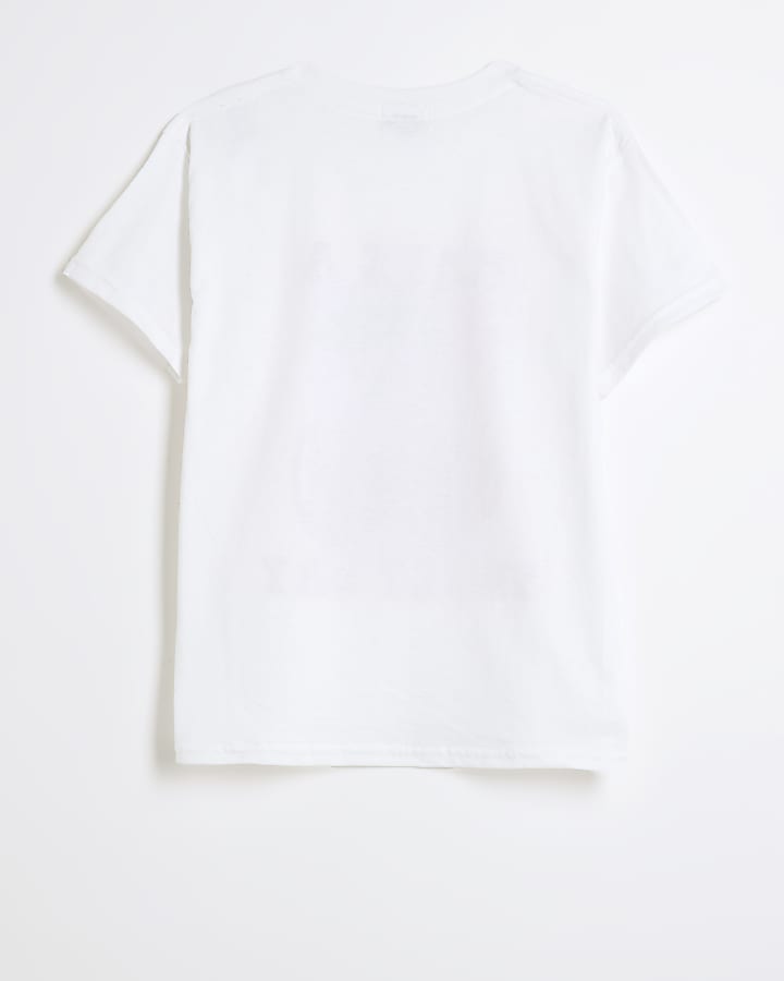 Girls White Cherry T-Shirt