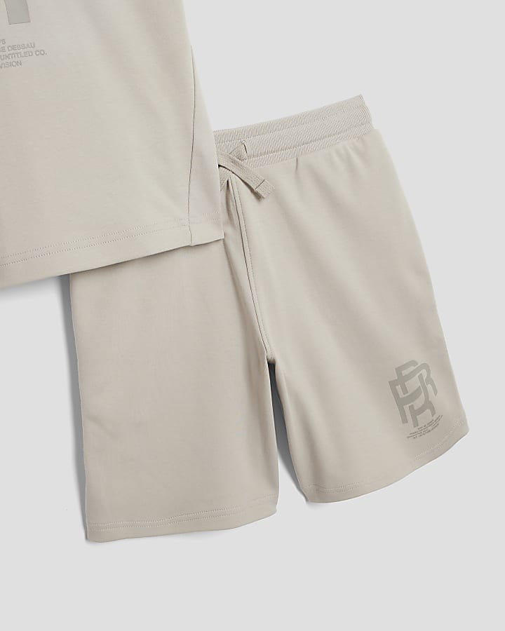 Boys Stone RR T-Shirt And Shorts Set