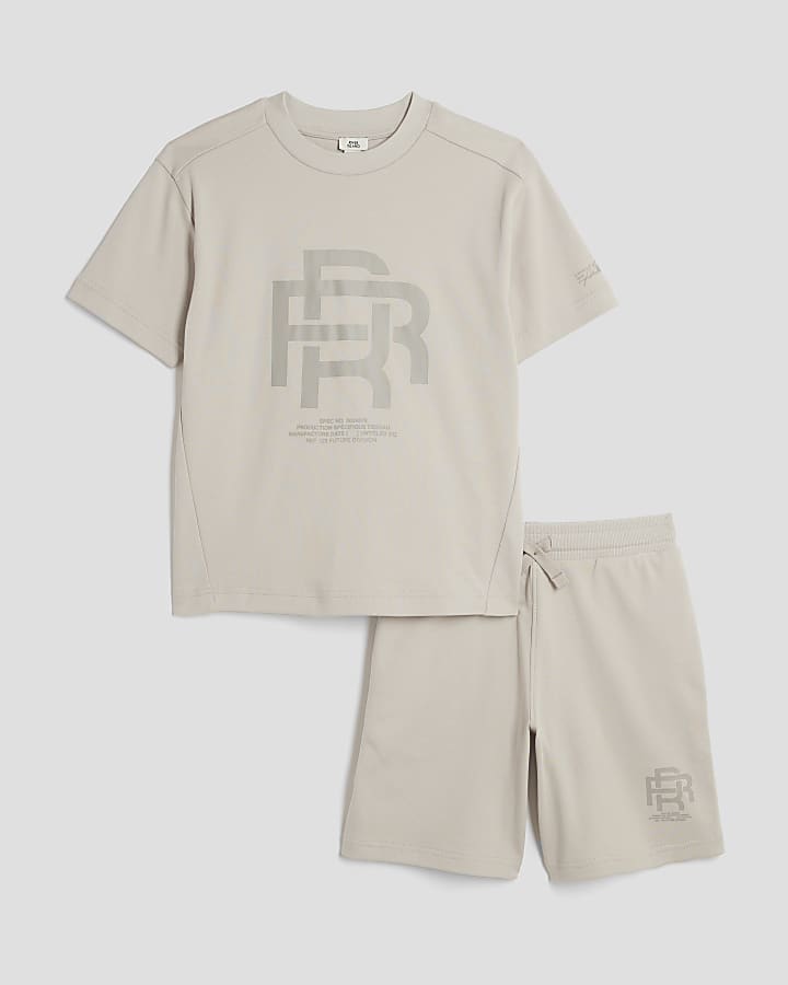 Boys Stone RR T-Shirt And Shorts Set