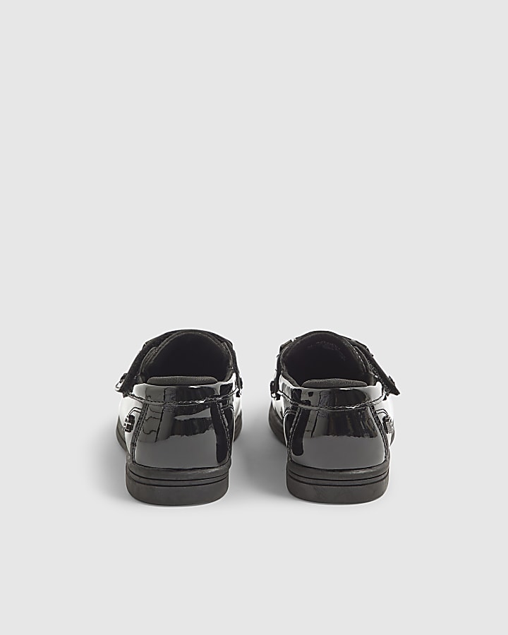 Mini Boys Black Patent Loafers