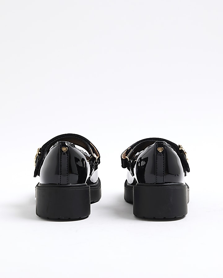 Mini Girls Black Mary Jane Shoes