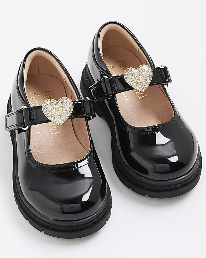Mini Girls Black Mary Jane Shoes