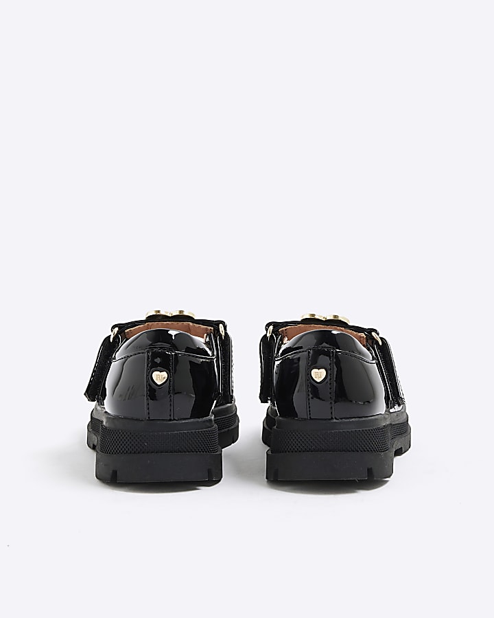 Mini Girls Black Mary Jane Shoes