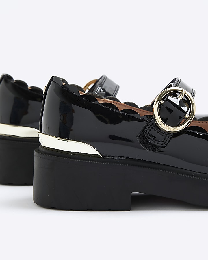 Girls Black Mary Jane Shoes