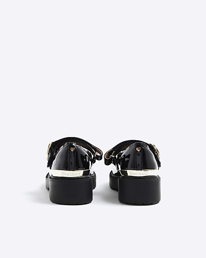 Girls Black Mary Jane Shoes
