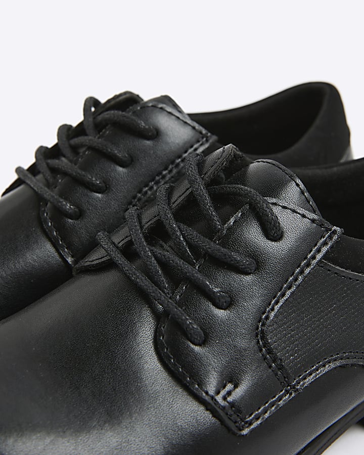 Boys Black Pointed Shoes
