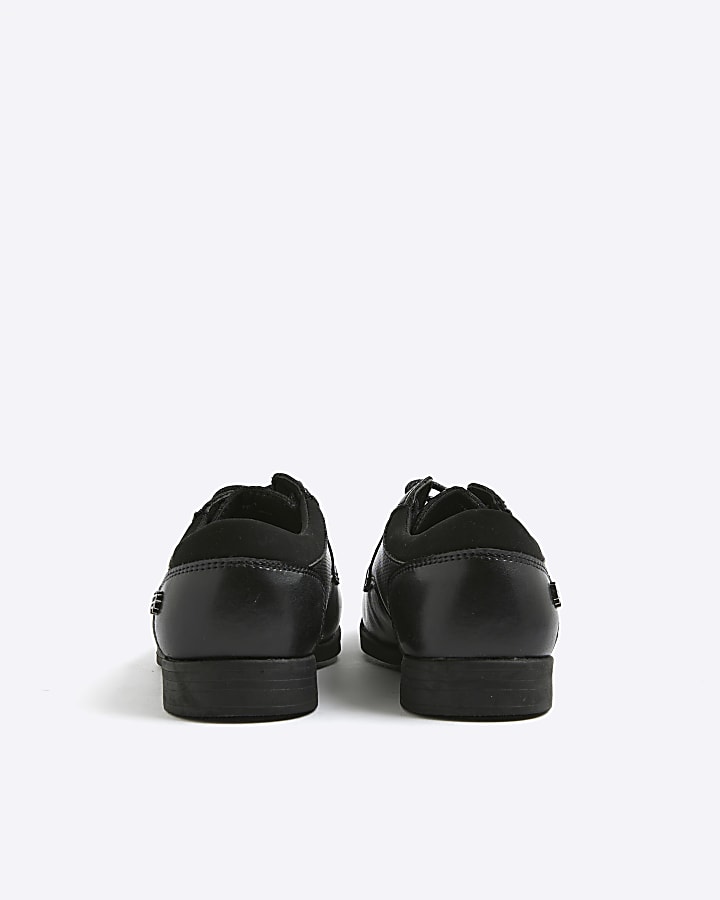 Boys Black Pointed Shoes